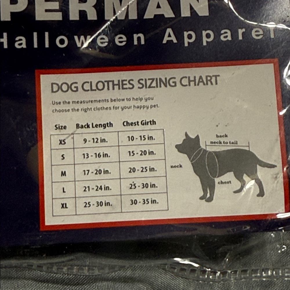 Adidas Superman Pet Costume - Blue and Red - Picture 3 of 5